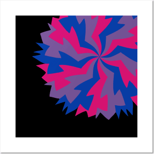 Bisexual Pride Starburst Posters and Art